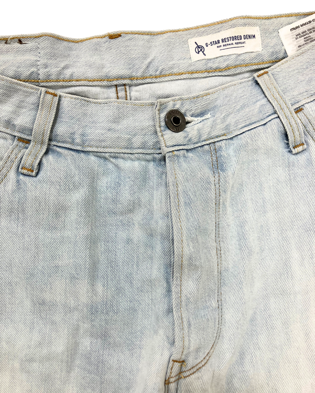 G-Star Light Wash Denim Shorts