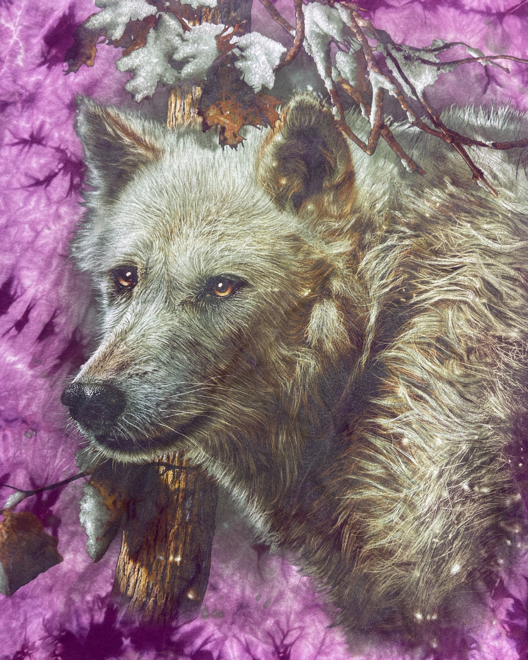 second hand Jay and Cherry Jay and Cherry Purple Tie Dye Wolf T-Shirt 8 OWNI