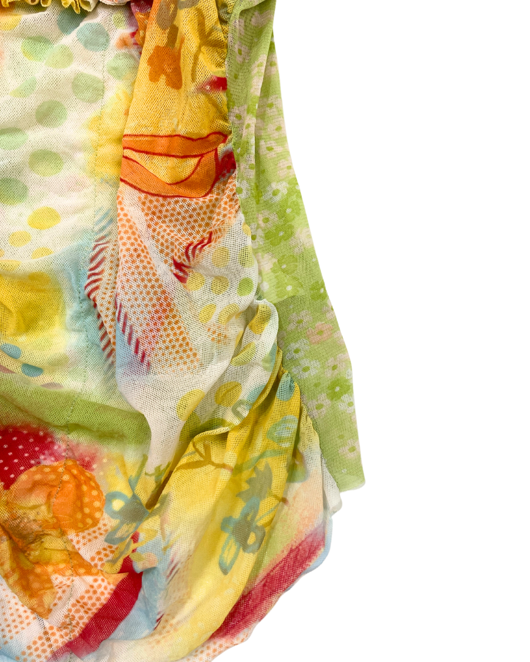 Vintage Green Mesh Cami Top