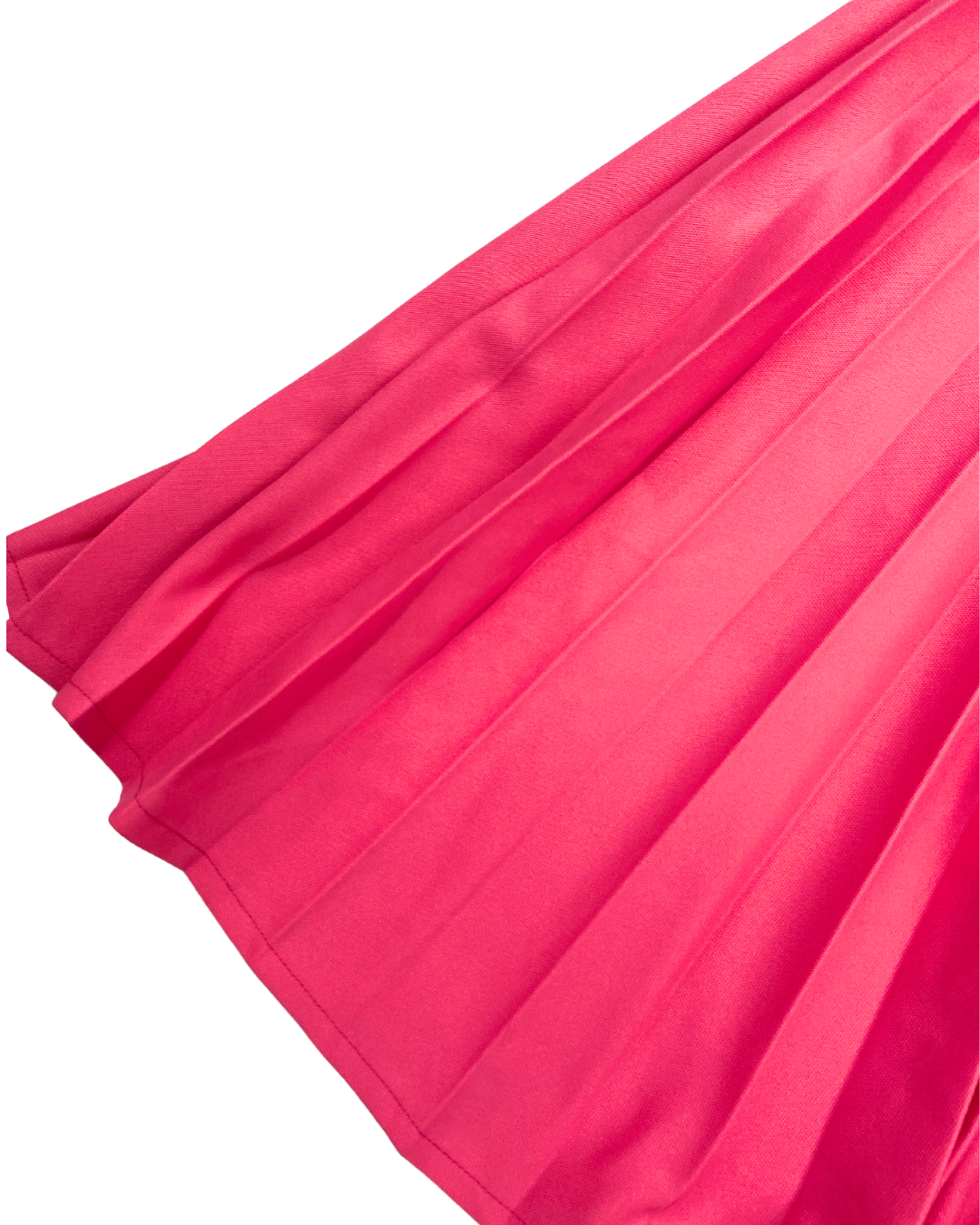 Vintage Pink Pleated Maxi Dress
