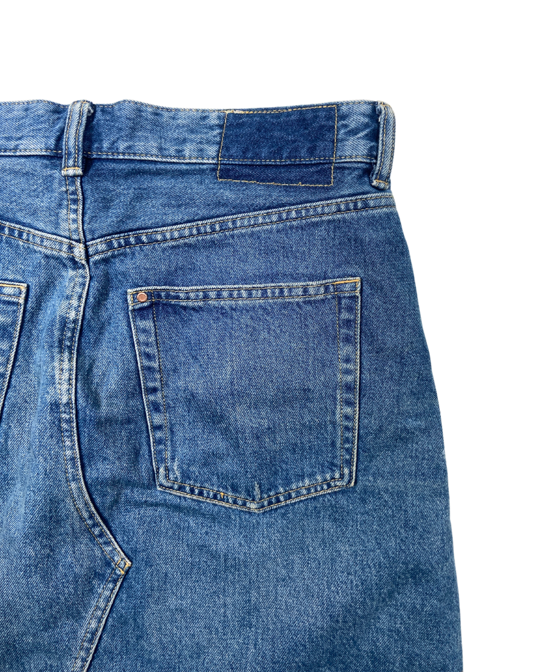 & Denim Blue Mini Skirt