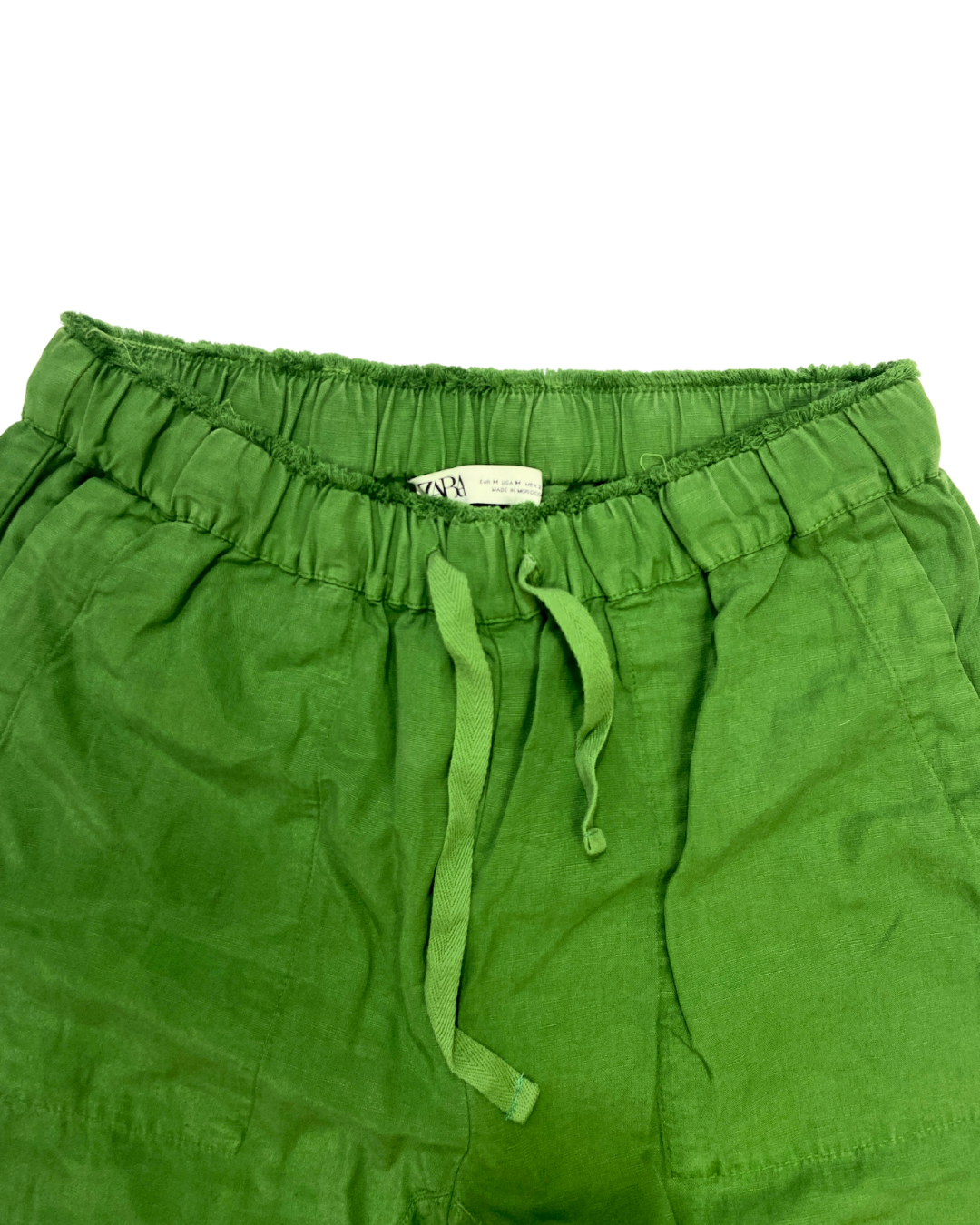 Zara Green Casual Trousers