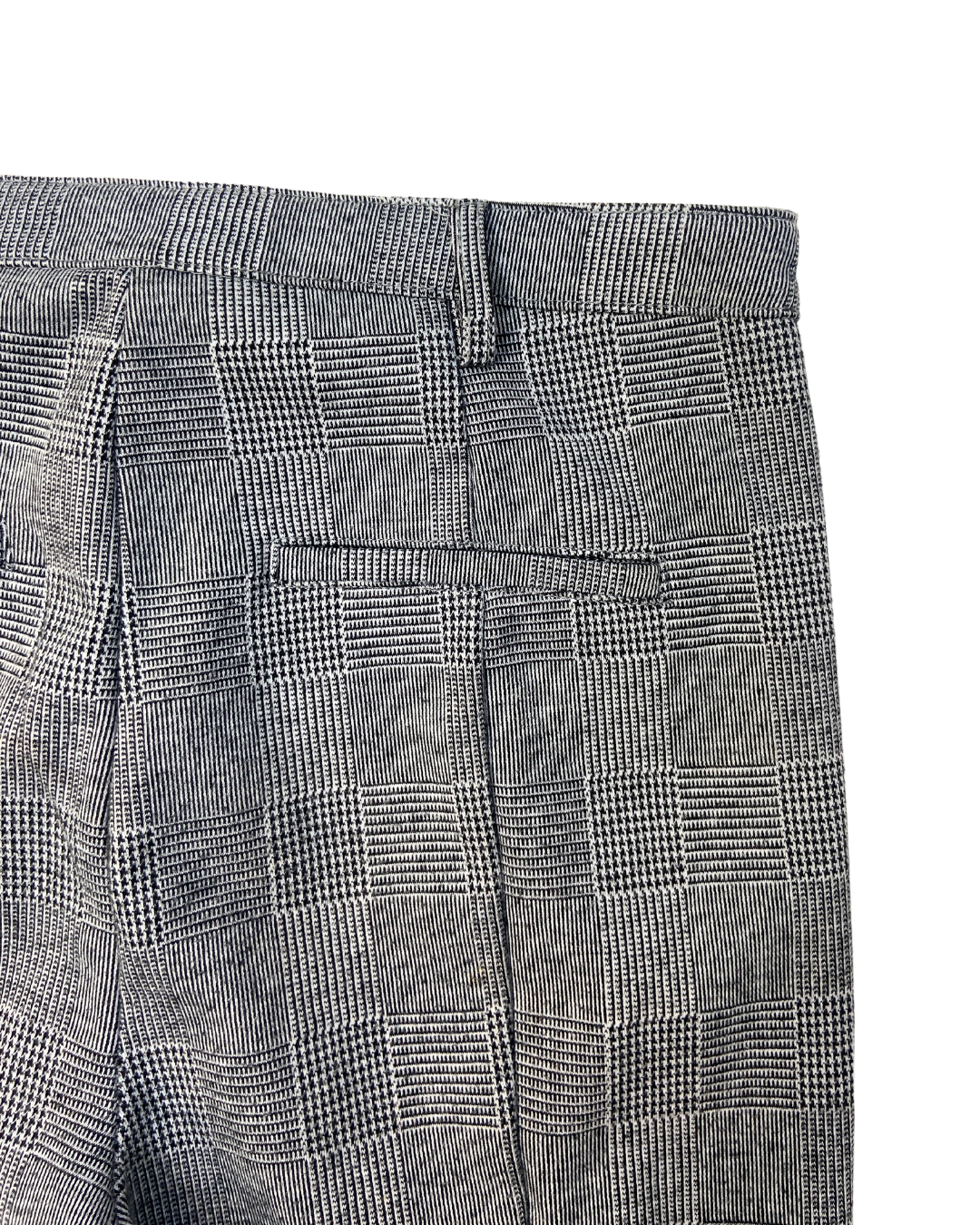 River Island Grey Checkered Trousers