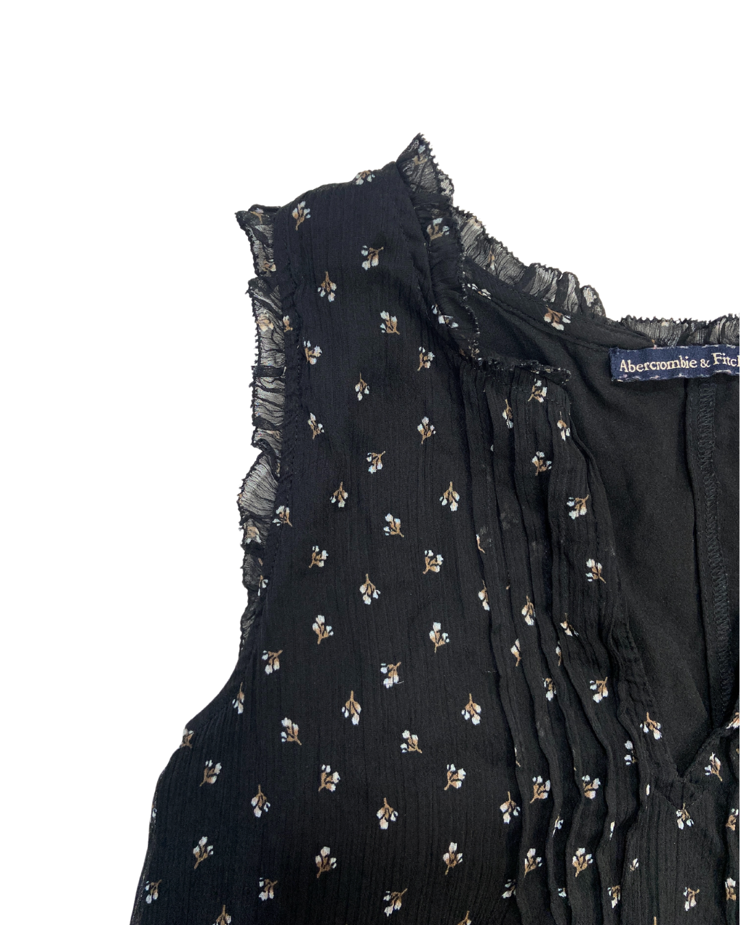 Black Floral Blouse