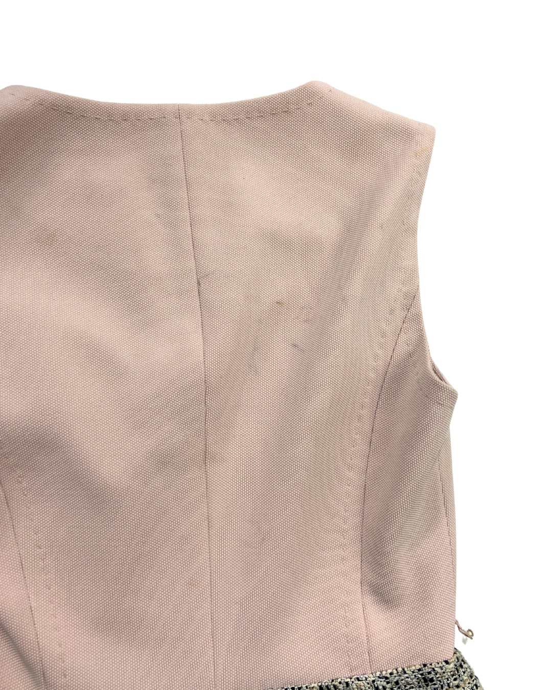 second hand Ted Baker Ted Baker Sleeveless Dress with Tweed Skirt 18 OWNI