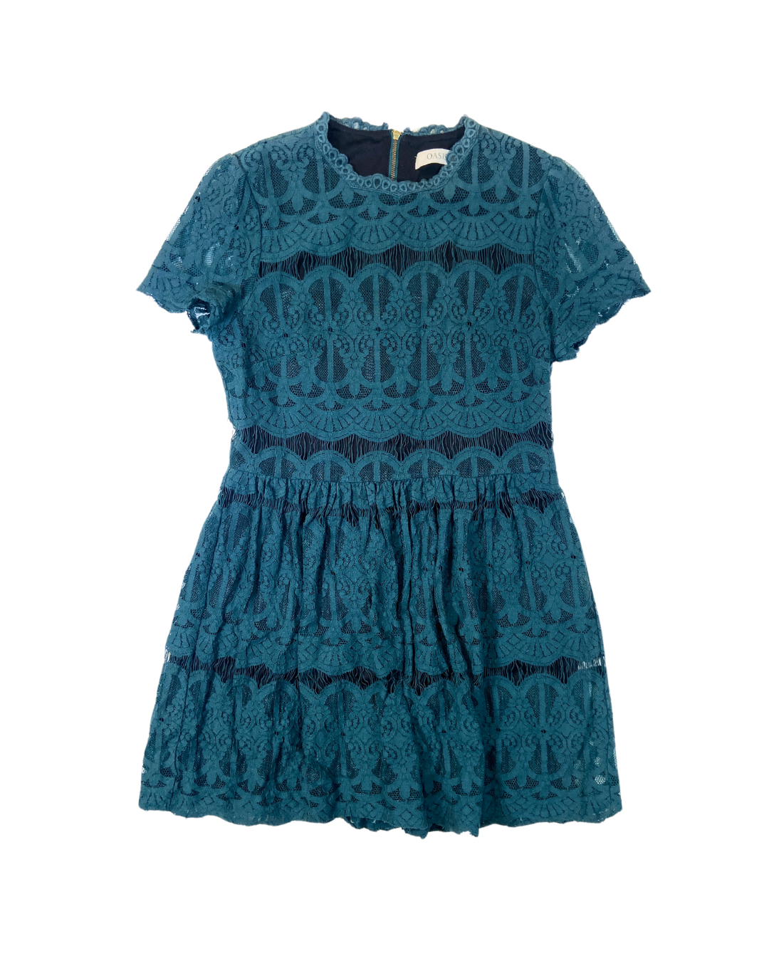 Oasis Teal Lace Dress
