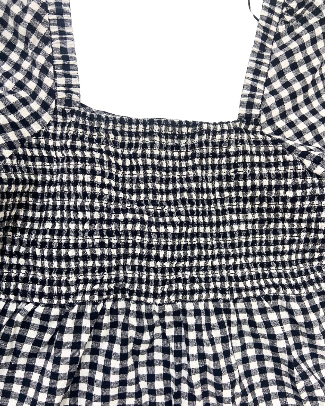 Any Day Gingham Puff Sleeve Top