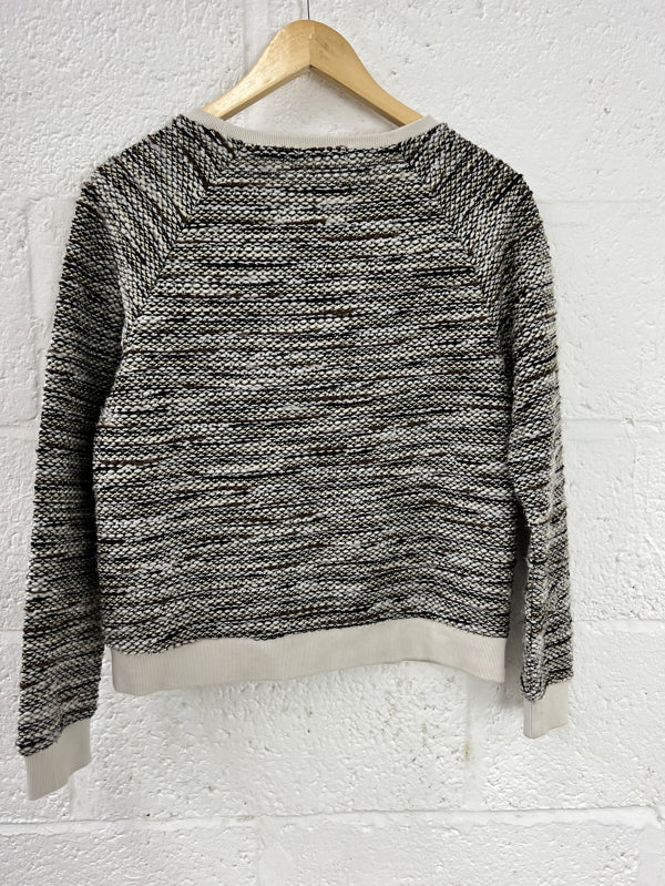 Preloved Brown Knit Sweater in size 10