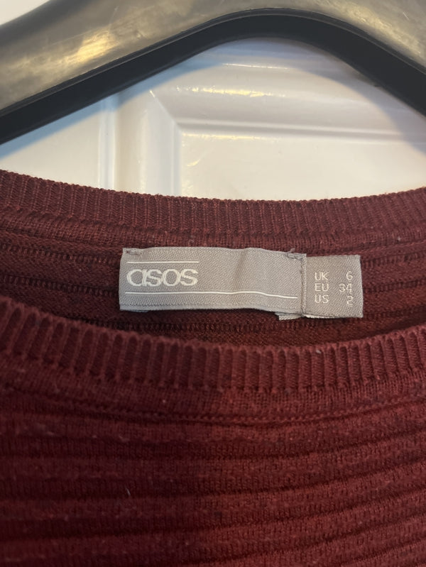 Preloved Stripe Textured Jumper