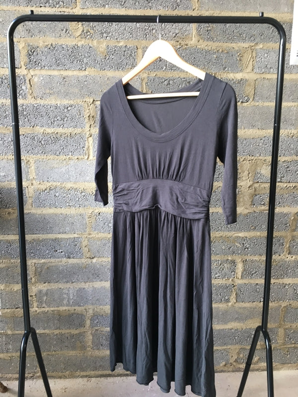Preloved Toast dress - charcoal grey