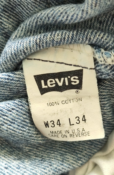 Preloved Vintage Levis 550 Acid Wash Jeans