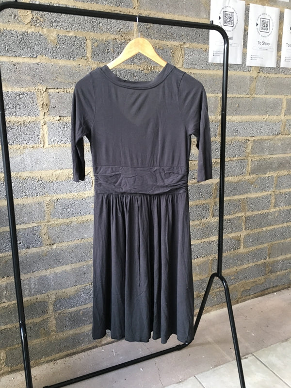 Preloved Toast dress - charcoal grey