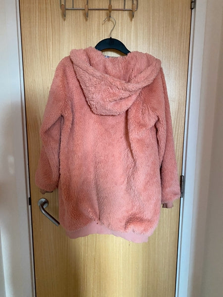 Preloved Pink fluffy jacket