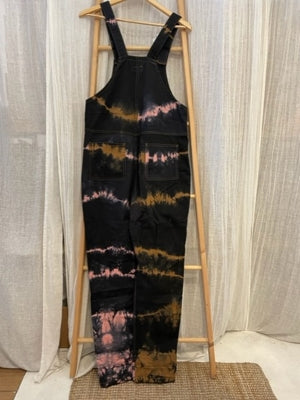 Preloved Tie Die Full Length Jumpsuit