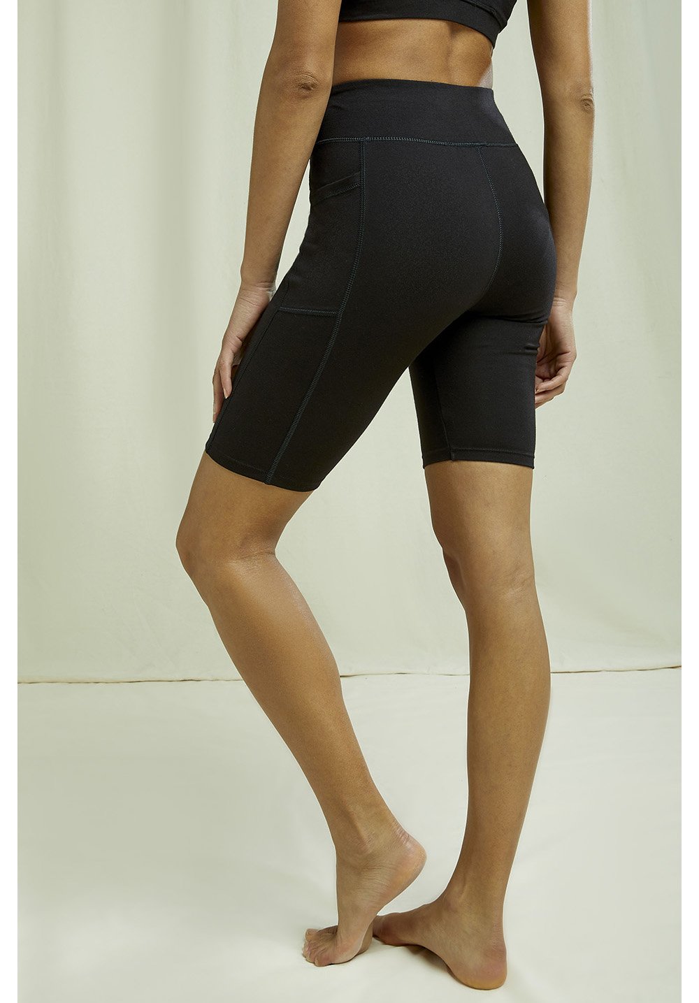 second hand People Tree Pocket Cycling Shorts in Black 10 OWNI