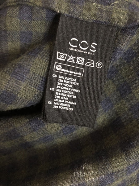 Preloved Relaxed Check wool-blend Shirt