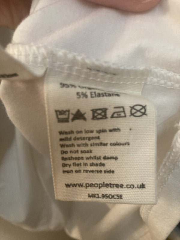 Preloved Laila Roll Neck Top in White