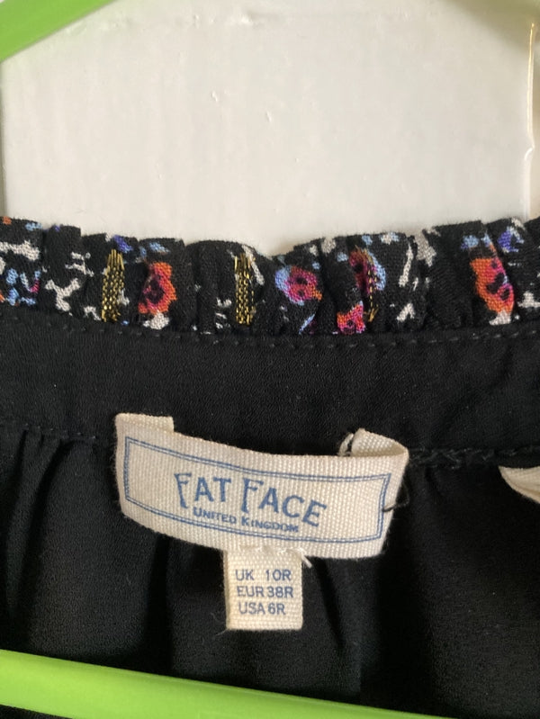 Preloved Fat face tiered long sleeve dress