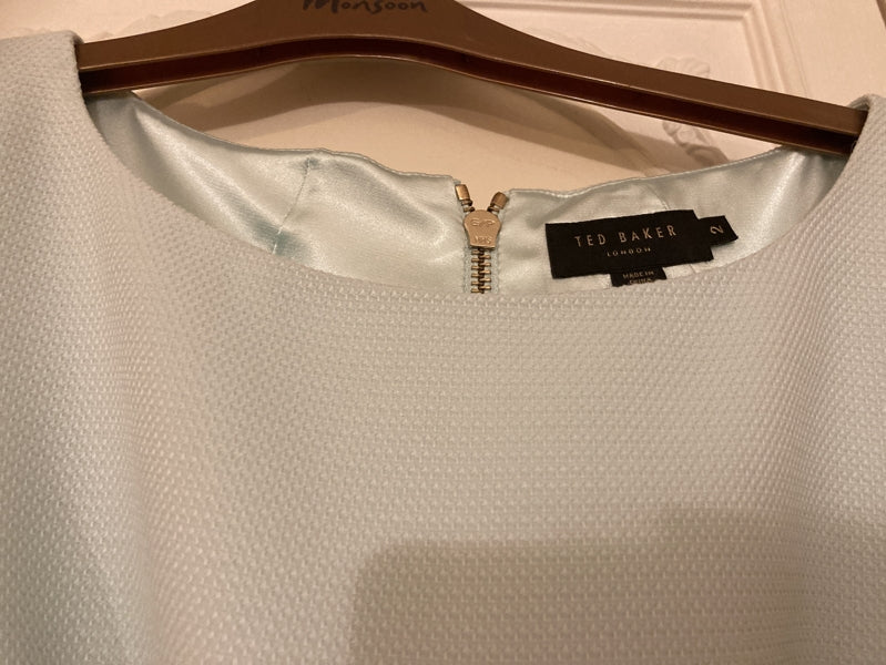 Preloved Ted baker mint green shift dress