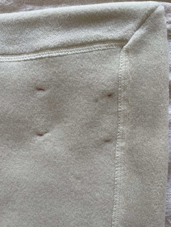 Preloved Cream Fleece Blanket