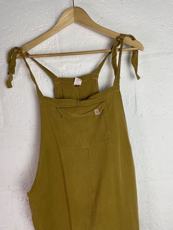Preloved Mustard Lightweight Dungarees