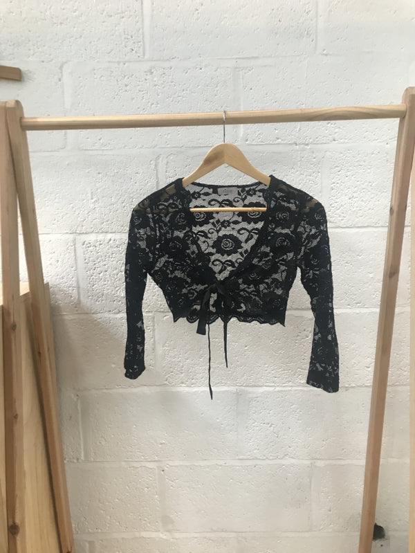 Preloved Black Crop Top