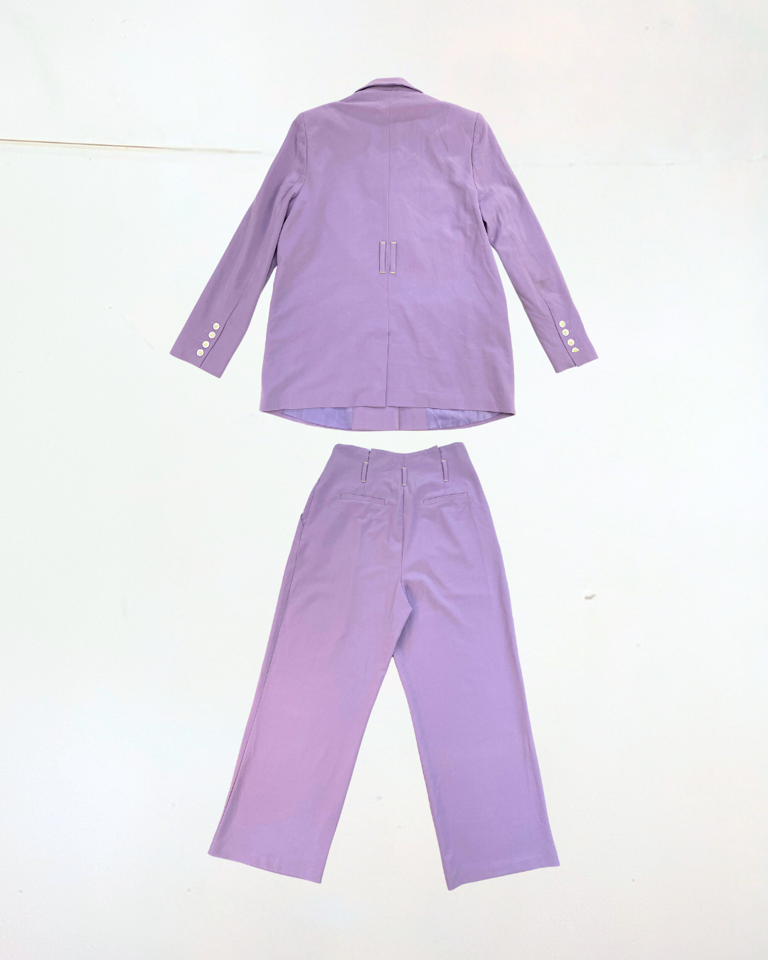 Collusion Lilac Suit Trousers & Blazer Size 12
