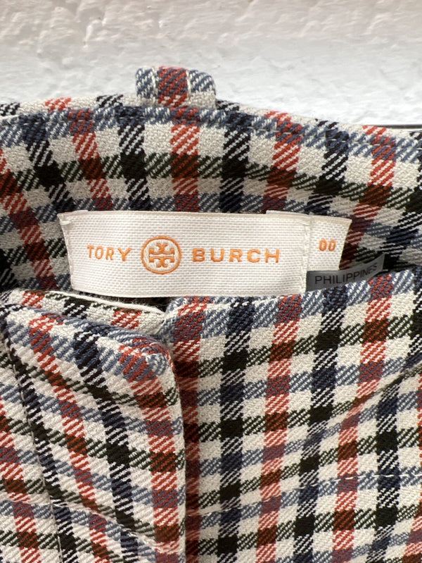 Preloved Tory Burch Trombetta check trouser