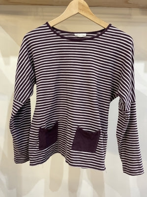 Preloved Stripey Long Sleeve Top