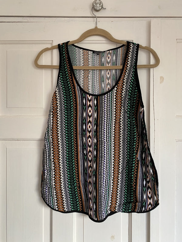 Preloved Patterned sleeveless top