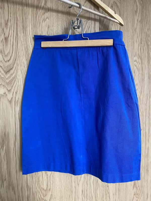 Preloved Blue Pencil Skirt