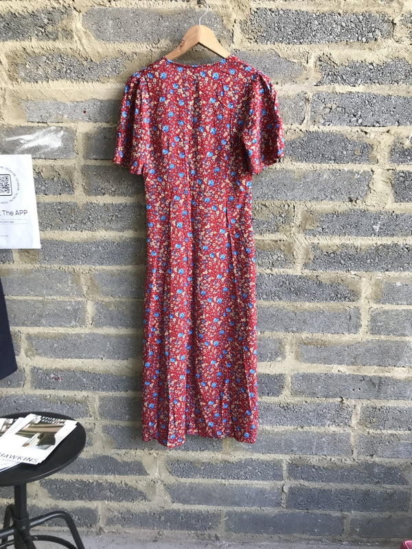 Preloved Red floral dress