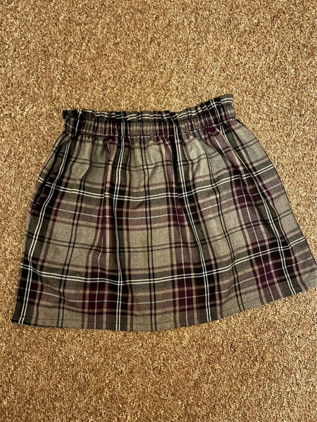 Preloved Tartan mini skirt with pockets
