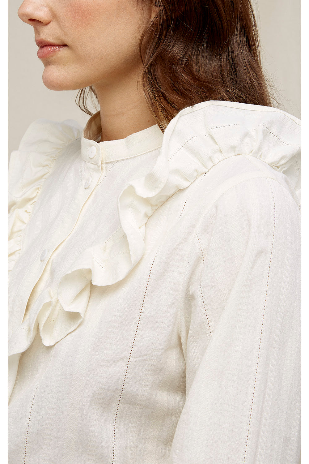 Preloved Alma Blouse in Ivory