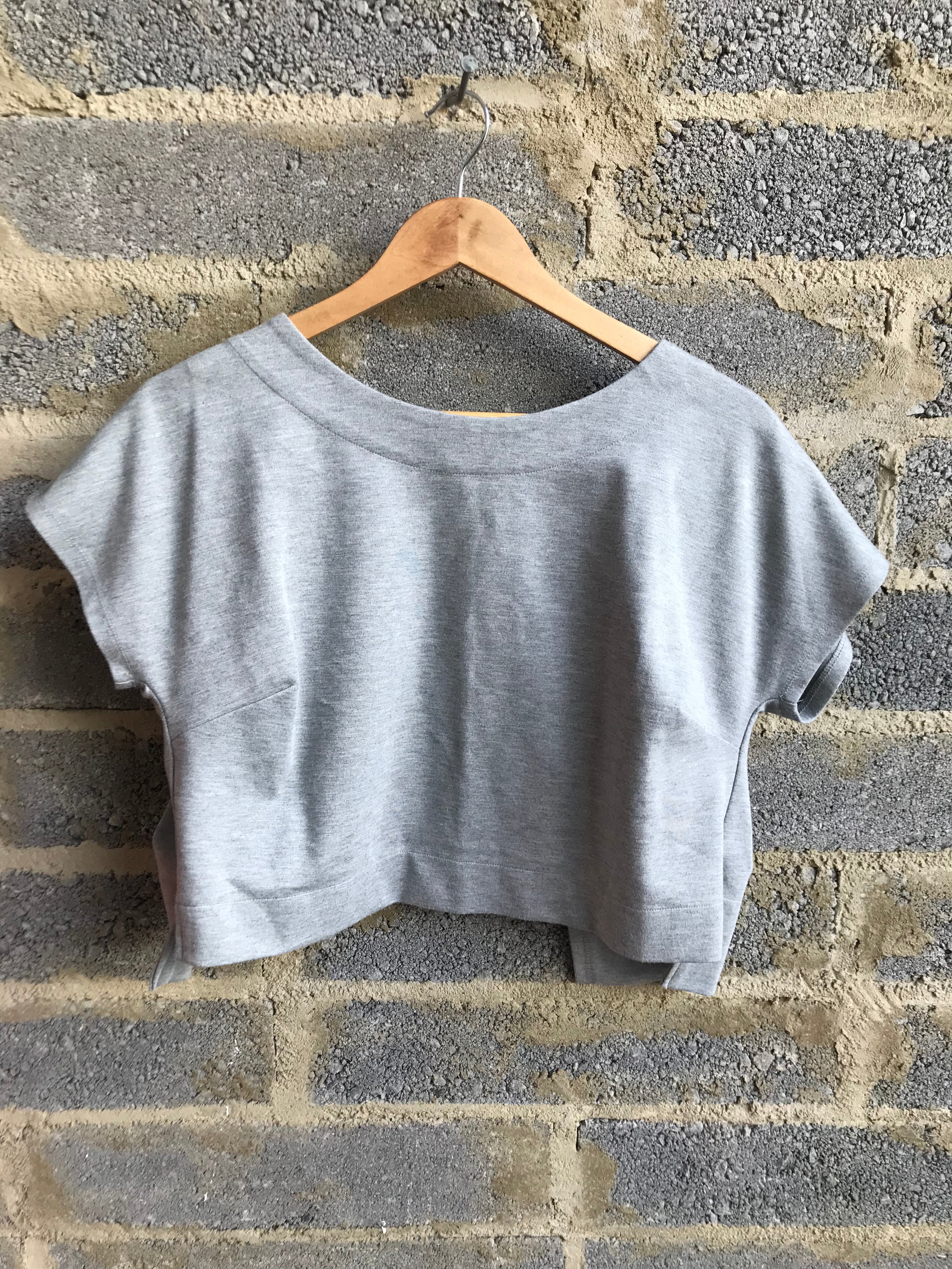 Preloved Grey Dress with Detachable Top