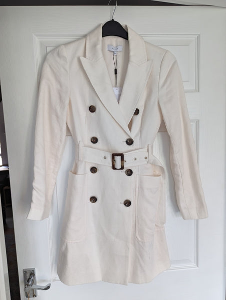 Preloved Reiss Ivory Tuxedo Dress