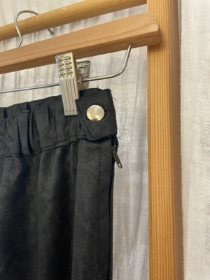 Preloved Black silky jogger style trousers