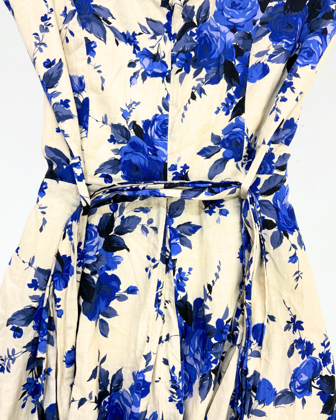 second hand Eucalyptus Vintage-Inspired Eucalyptus Floral Midi Dress 12 OWNI