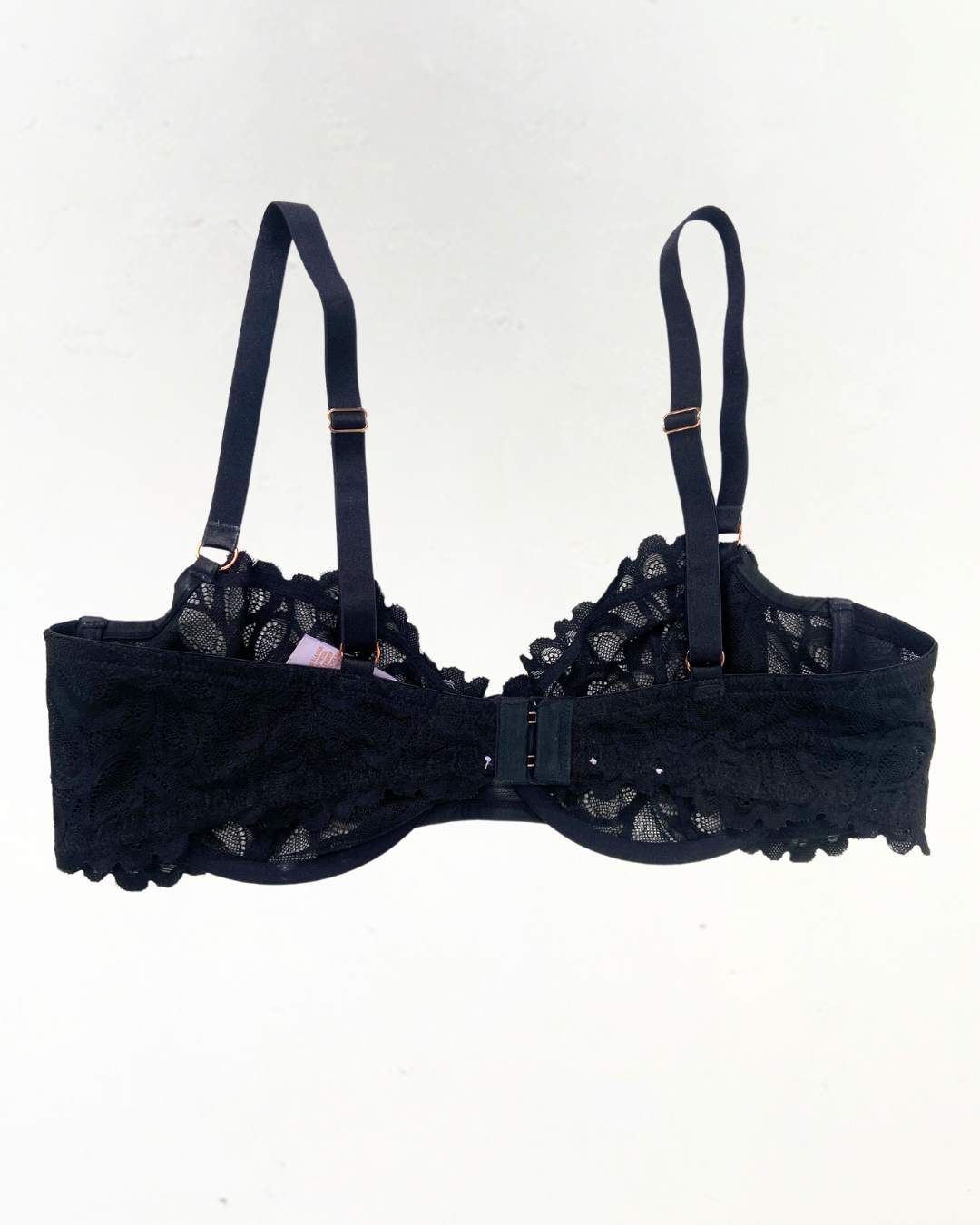 Savage Fenty Black Lace Bra Size 38D