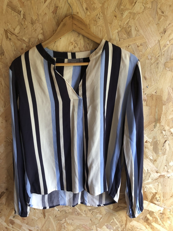 Preloved Striped Blue Top