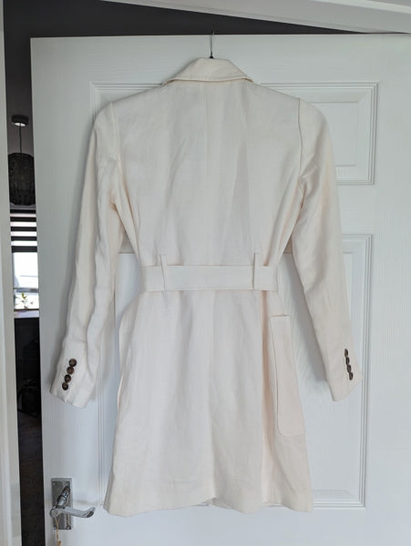 Preloved Reiss Ivory Tuxedo Dress