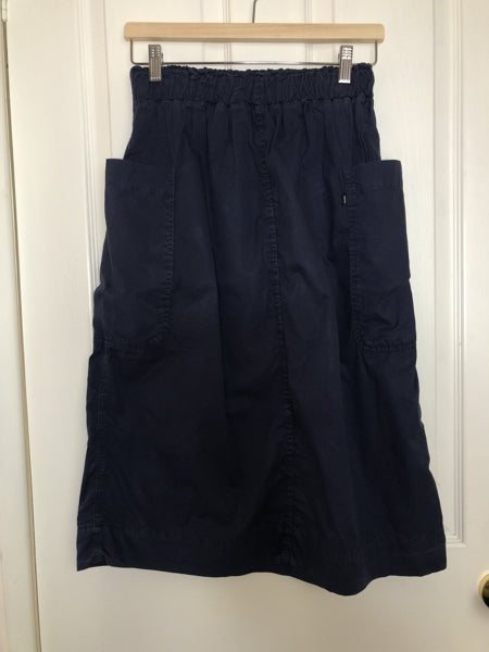 Preloved Navy Organic Cotton Skirt