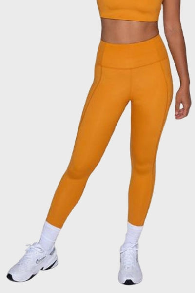 Preloved Girlfriend Collective Compressive Leggings in Honey