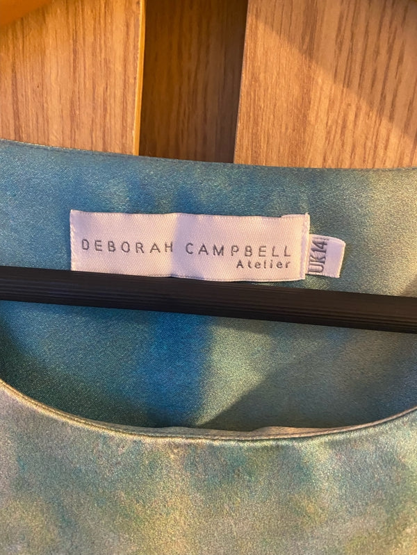 Preloved Deborah Campbell Atelier Dress Sky print mini dress
