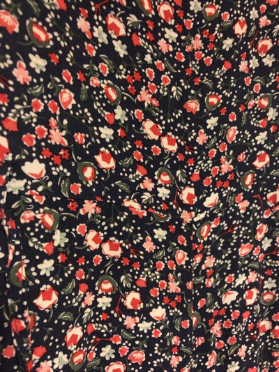 Preloved Fabric summer 3/4 length dungarees