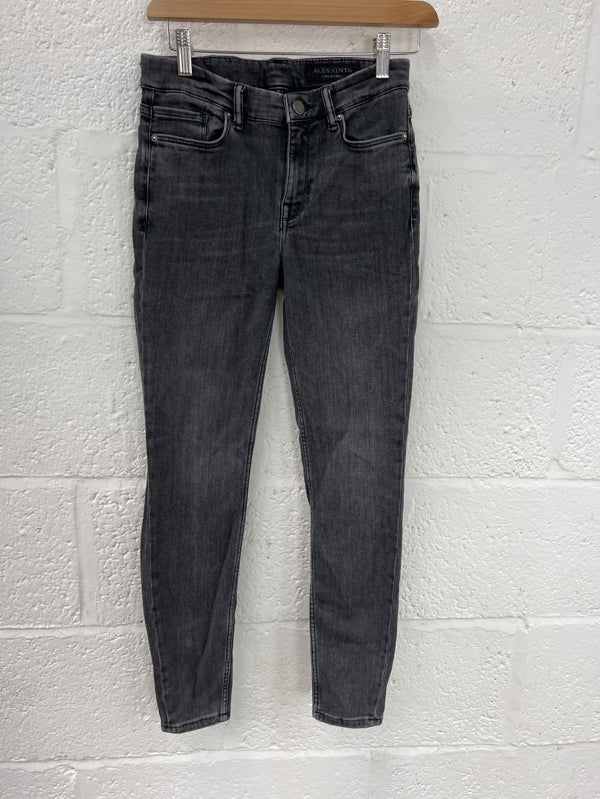 Preloved All Saints Grace grey skinny jean