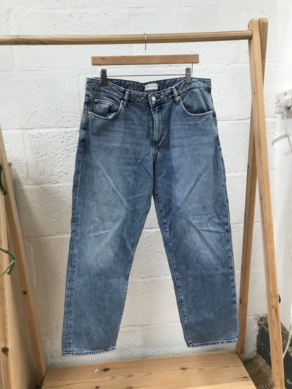 Preloved Blue Mum Fit Jeans