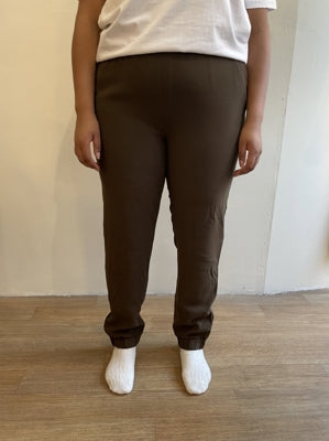 Preloved Brown Tapered Leg Trousers