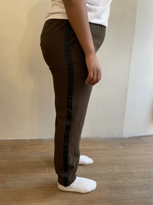 Preloved Brown Tapered Leg Trousers