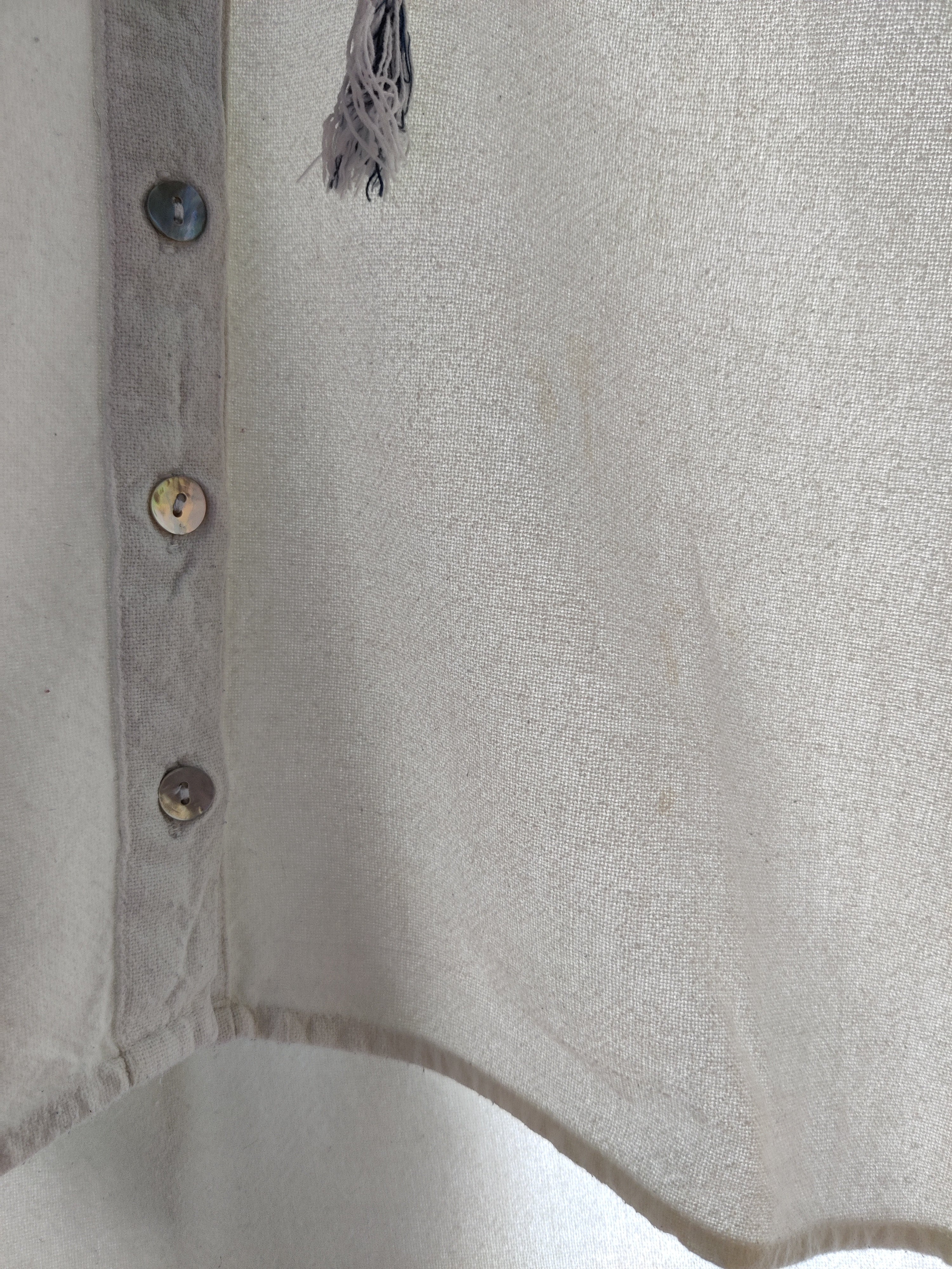 Preloved Embroidered white top